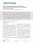 Research paper thumbnail of Improvement of the mechanical behavior of bioplastic poly(lactic acid)/polyamide blends by reactive compatibilization