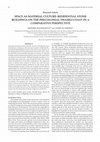 Research paper thumbnail of Space as Material Culture: residential stone buildings on the precolonial Swahili coast in a comparative perspective