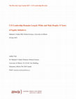 Research paper thumbnail of The Diversity Gap in U15 Research-Intensive Universities' Leadership After 33 Years of Equity Initiatives (June 2019)