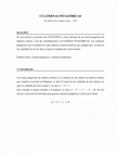 Research paper thumbnail of Cuaternas pitagoricas-ampliacion