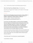 Research paper thumbnail of No Comemos Baterías: Solidarity Science Against False Climate Change Solutions