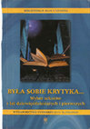 Research paper thumbnail of Była sobie krytyka [Wstęp] [2003]