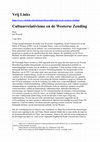 Research paper thumbnail of Cultuurrelativisme en de Westerse Zending