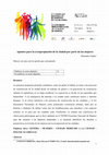 Research paper thumbnail of Apuntes para la (re)apropiación de la ciudad por parte de las mujeres