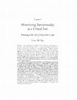 Research paper thumbnail of “Historicizing Intersectionality as Theory and Method: Returning to the Work of Anna Julia Cooper.”