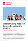 Research paper thumbnail of Deconstructing Race and Gender: Defeating the Alt-Right