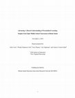 Research paper thumbnail of Coiro, J., Espinoza Cotta, W., Deeney, T., Fogleman, J., & Correia Gabel, A. (2018). Advancing A Shared Understanding of Personalized Learning: Insights from Eight Middle School Classrooms in Rhode Island