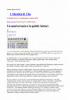 Research paper thumbnail of Un anniversario e la public history