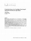 Research paper thumbnail of If Androids Dream are they More than Sheep? Westworld, Robots, and Legal Rights