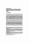 Research paper thumbnail of In the Shadow of the 'Prevailing' Religion: Religious Communities and Civil Society in Greece