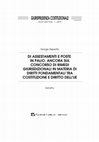 Research paper thumbnail of Di assestamenti e poste in palio. Ancora sul concorso di rimedi giurisdizionali  in materia di diritti fondamentali tra Costituzione e diritto dell’UE