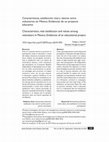 Research paper thumbnail of Características, satisfacción vital y valores entre voluntarios