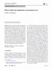 Research paper thumbnail of Effects of finite-time singularities on gravitational waves