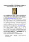 Research paper thumbnail of Journée d'études axe 2 : Définitions et redéfinition des identités - Appel à communications Le Mans  14.01.20