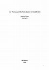 Research paper thumbnail of Ivor Thomas and the Party System in Great Britain