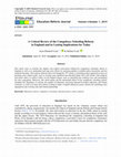 Research paper thumbnail of A Critical Review of the Compulsory Schooling Reform in England and its Lasting Implications for Today