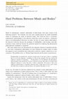 Research paper thumbnail of Hard Problems Between Minds and Bodies: On Butler's Senses of the Subject