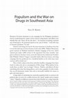 Research paper thumbnail of Populism and the War on Drugs in Southeast Asia