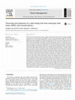 Research paper thumbnail of Processing and properties of a solid energy fuel from municipal solid waste (MSW) and recycled plastics