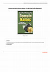 Research paper thumbnail of Buying and Selling Domain Names - for Big Cash Profits