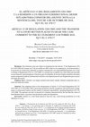 Research paper thumbnail of El artículo 15 del Reglamento 2201/2003 y la remisión a un órgano jurisdiccional mejor situado para conocer del asunto. Nota a la Sentencia del TJUE de 4 de octubre de 2018, IQ y JO, As. 478/17