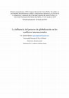 Research paper thumbnail of La influencia del proceso de globalización en los conflictos internacionales