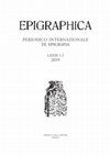 Research paper thumbnail of Severo Alessandro e le città dell’Africa Proconsolare: una nuova testimonianza da Thignica, in Epigraphica, LXXXI, 2019, pp. 285-298