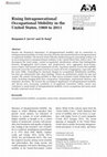 Research paper thumbnail of Rising Intragenerational Occupational Mobility in the United States, 1969 to 2011