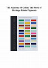 Research paper thumbnail of The Anatomy of Color: The Story of Heritage Paints Pigments