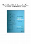 Research paper thumbnail of The Architect's Studio Companion: Rules of Thumb for Preliminary Design