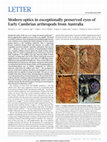 Research paper thumbnail of Lee, M.S.Y. Jago, J.B., García-Bellido, D.C., Edgecombe, G.D., Gehling, J.G., Paterson, J.R. 2011. Modern optics in exceptionally preserved eyes of Early Cambrian arthropods from Australia. Nature 474: 631-634