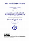 Research paper thumbnail of La regulación jurídica de la trata de personas en la UE: una perspectiva crítica