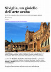 Research paper thumbnail of Siviglia, un gioiello dell'arte araba la nota città andalusa conserva testimonianze architettoniche di grande spessore