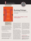 Research paper thumbnail of Resisting Dialogue: Modern Fiction and the Future of Dissent (University of Minnesota Press)