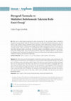 Research paper thumbnail of Biyografi Yazmada ve Muhitleri Belirlemede Takrizin Rolü: Emirî Örneği