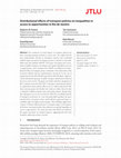 Research paper thumbnail of Distributional effects of transport policies on inequalities in access to opportunities in Rio de Janeiro