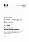 Research paper thumbnail of WP263 Pelsmaekers & Van Hout 2019 How museums de-marginalise migration