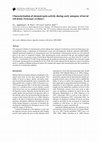 Research paper thumbnail of Characterization of chymotrypsin activity during early ontogeny of larval red drum ( Sciaenops ocellatus )