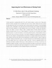 Research paper thumbnail of Improving the Cost Effectiveness of Shrimp Feeds