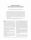 Research paper thumbnail of Wood Economy in Early Roman Period Jerusalem