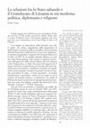 Research paper thumbnail of Le relazioni fra lo Stato sabaudo e il Granducato di Lituania in età moderna: politica, diplomazia e religione, in «Studi Piemontesi», XLVI, 2/2017, pp. 433-444