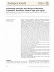 Research paper thumbnail of Relationships among the basal lineages of Noctuidae (Lepidoptera, Noctuoidea) based on eight gene regions