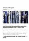 Research paper thumbnail of Il jeans si fa chic