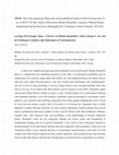 Research paper thumbnail of Leaving Well Enough Alone: A Review of Michael Hauskeller's Books on Transhumanism (2018)