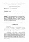 Research paper thumbnail of Plano de Aulas: História e Geografia de São Paulo  - Patrimônios históricos de Guarulhos, SP.