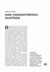 Research paper thumbnail of Hume tudománytörténeti jelentősége, Korunk 30, 2019/8.