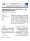 Research paper thumbnail of Simulation of micromechanical damage to obtain mechanical properties of bimodal Al using XFEM