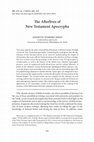 Research paper thumbnail of Annette Y. Reed, “The Afterlives of New Testament Apocrypha,” Journal of Biblical Literature 134:2 (Summer 2015): 401-425