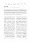 Research paper thumbnail of Landscape and farming in the north of Ireland in the late Middle Ages and early modern period: the evidence from the uplands