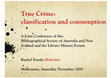 Research paper thumbnail of True Crime: classification and consumption